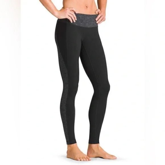 Athleta Powerluxe Revelation Tight Black Space Dye 7/8ths Length XL Gray/Black - Picture 1 of 16